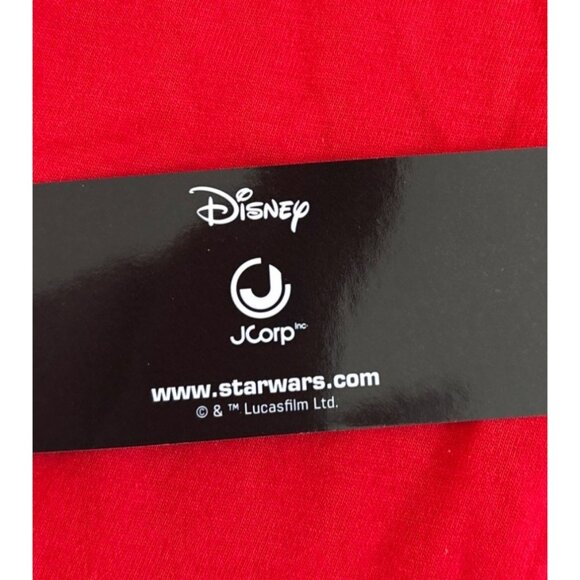 Star Wars Darth Vader Management Consulting Graphic Red T-Shirt XL Disney NEW - Picture 4 of 6